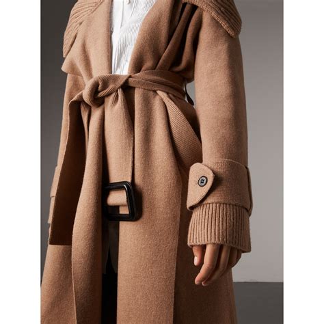 burberry camel wrap coat